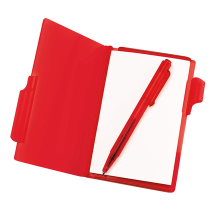 BLOCK DE NOTAS CON BOLÍGRAFO