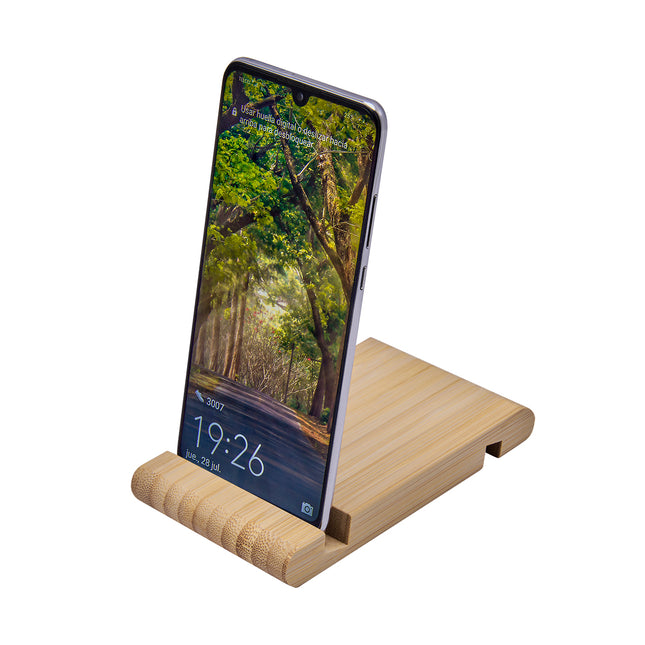 CARGADOR INALÁMBRICO CON HOLDER DE BAMBO